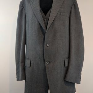 Three piece suite : Pin Striped